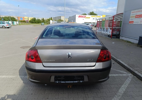Peugeot 407 cena 9900 przebieg: 144652, rok produkcji 2004 z Dębno małe 352